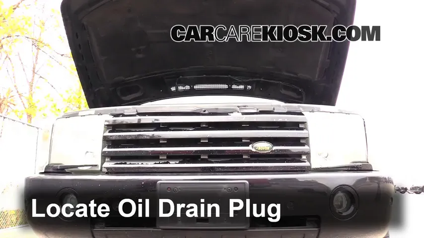 2004 Land Rover Range Rover HSE 4.4L V8 Oil Change Oil and Oil Filter